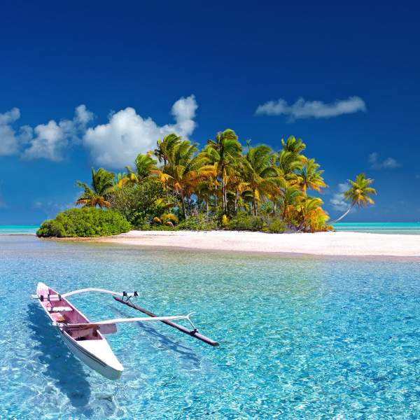 Plaża w Huahine